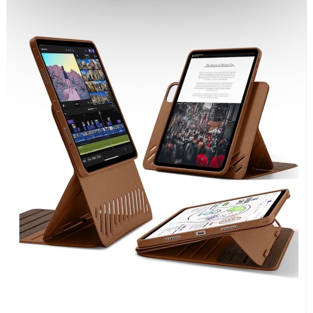 ESR iPad Pro 11” Case Slim Protective Brown Tablet Cover